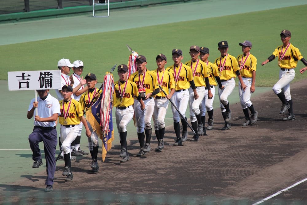 優勝行進
